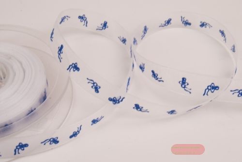 Bild von Band 20m/ 12mm, Schnuller, d'blau