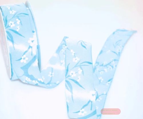 Bild von Band 20m/ 40mm, Kirschblühte, blau