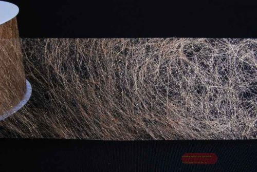 Bild von Deco, 50m/   80mm Sizoflor Glitter, gold