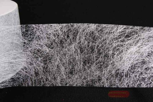 Bild von Deco, 50m/   80mm Sizoflor Glitter, silber