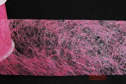 Bild von Deco, 50m/   80mm Sizoflor Glitter, altrose