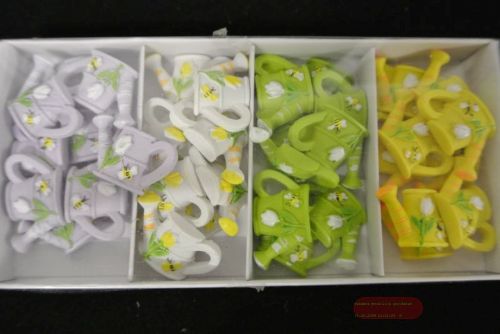 Bild von Giesskanne, 30x 17mm 4x 9 Stk - klebend, assort.