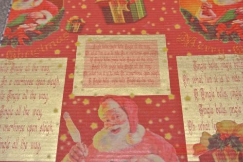 Bild von Bogen 70x 100cm, Niko rot, Eco