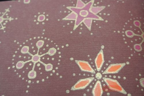 Bild von Bogen 70x 100cm, Flocke, bordeaux