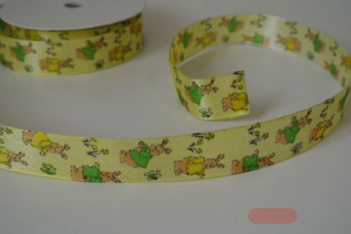 Bild von Band 20m/ 25mm, Hasen, gelb