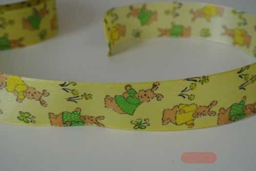 Bild von Band 20m/ 40mm, Hasen, gelb