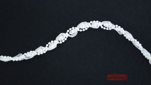 Bild von Band 10y/ 10mm, Rose-perl garland, weiss