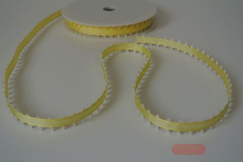 Bild von Band 20m/ 10mm, Band mit Schlaufen, gelb