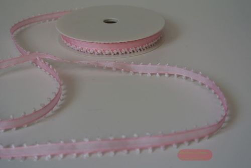 Bild von Band 20m/ 10mm, Band mit Schlaufen, rosa