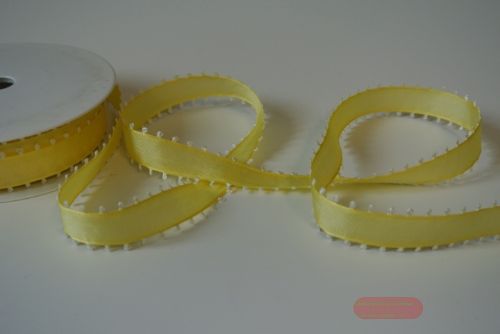 Bild von Band 20m/ 20mm, Band mit Schlaufen, gelb