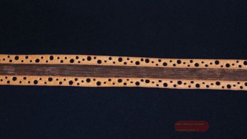 Bild von Band  20m/ 20mm, Organza m. Lochrand, orange