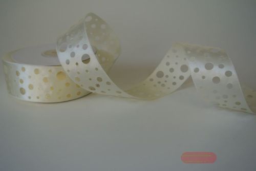 Bild von Band  20m/ 40mm, Lochband, ecru