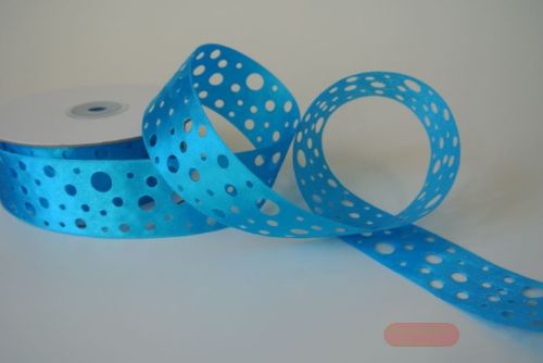 Bild von Band  20m/ 40mm, Lochband, türkis