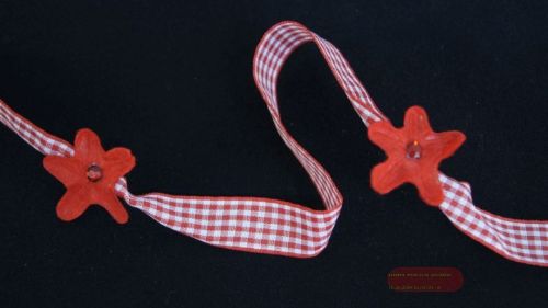 Bild von Band 5m/ 15mm, Amely 25 Stk Mab, rot