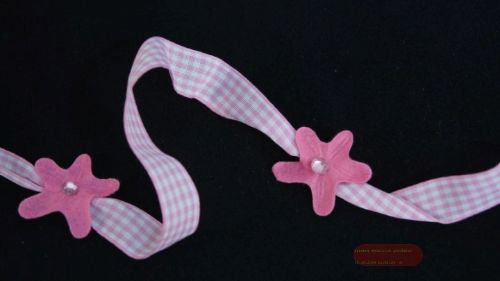 Bild von Band 5m/ 15mm, Amely 25 Stk Mab, rosa