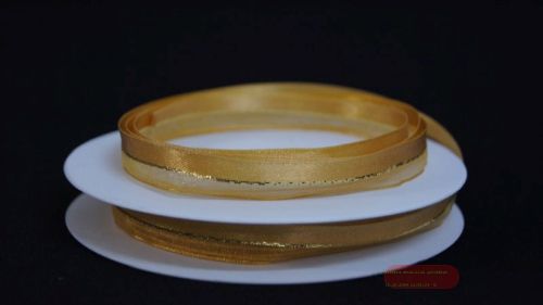 Bild von Band 20m/ 10mm, uni & tüll, natur