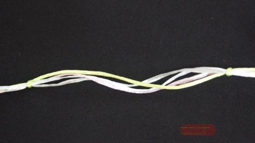 Bild von Band 10m/ 10mm, Seidenkordel & Bast, grün