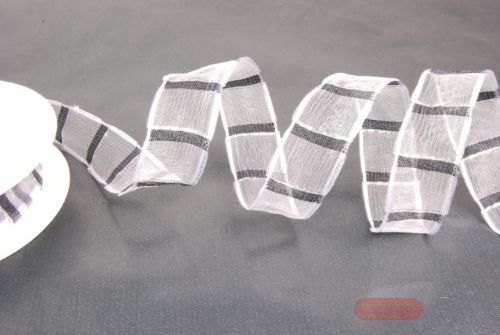 Bild von Band 15m/ 25mm, Streifen, schwarz