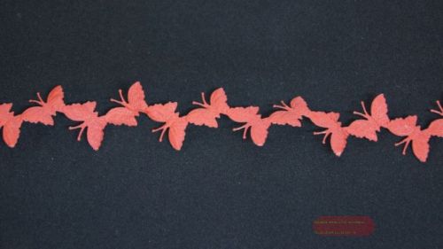 Bild von Band 10y/ 25mm, Butterfly, rot