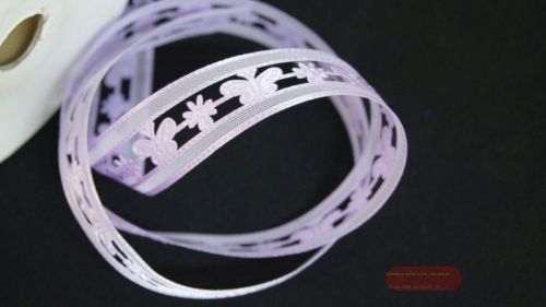 Bild von Band 25m/ 40mm, Schmetterling gestanzt, lila