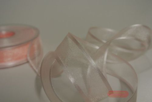 Bild von Band 25m/ 25mm, Organza d-face Satin, mandarin