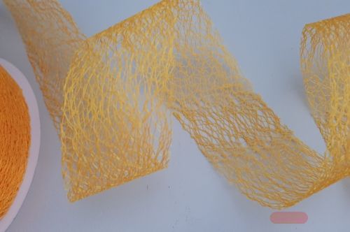 Bild von Band  25m/ 60mm, Gitternetz, orange