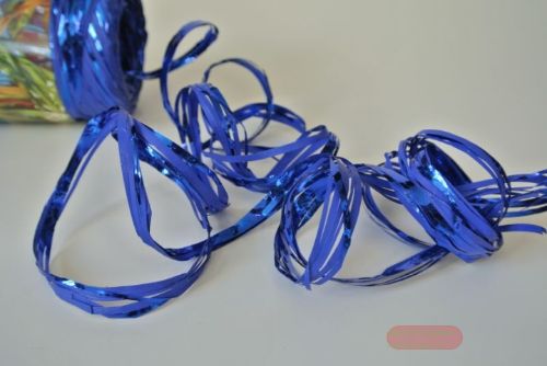 Bild von Band 200m/ 10mm, Raphlene Metal, d'blau