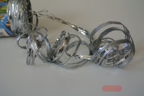Bild von Band 200m/ 10mm, Raphlene Metal, silber