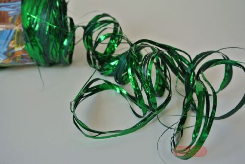 Bild von Band 200m/ 10mm, Raphlene Metal, d'grün