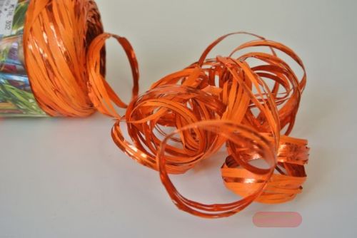 Bild von Band 200m/ 10mm, Raphlene Metal, mandarine