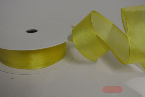 Bild von Band 25m/ 25mm, Sheer, h'gelb