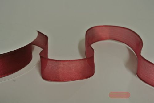 Bild von Band 25m/ 25mm, Sheer, bordeaux