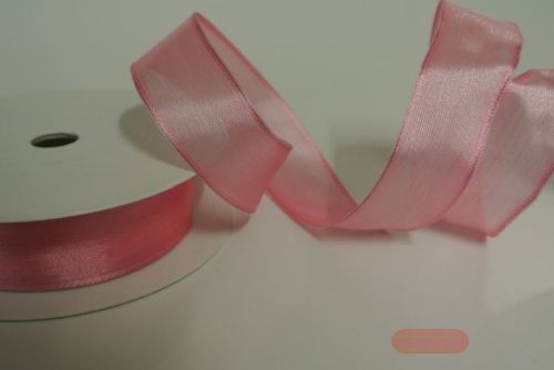 Bild von Band 25m/ 25mm, Sheer, altrosa