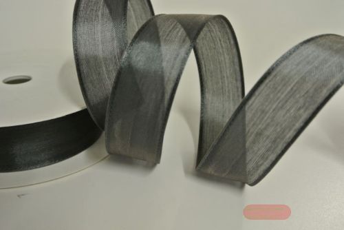 Bild von Band 25m/ 25mm, Sheer, schwarz