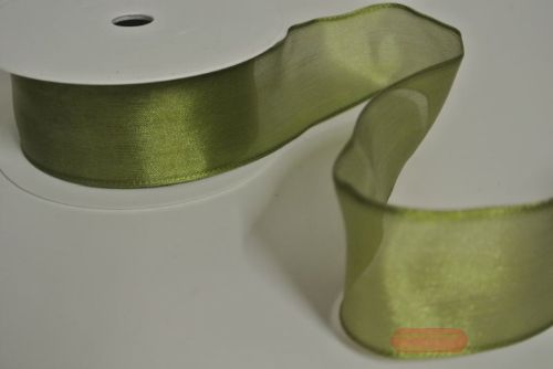 Bild von Band 25m/ 40mm, Sheer, olive