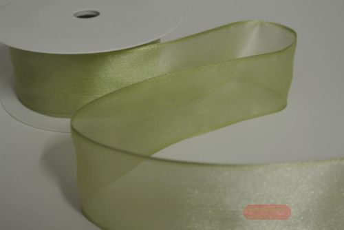 Bild von Band 25m/ 40mm, Sheer, lindengrün