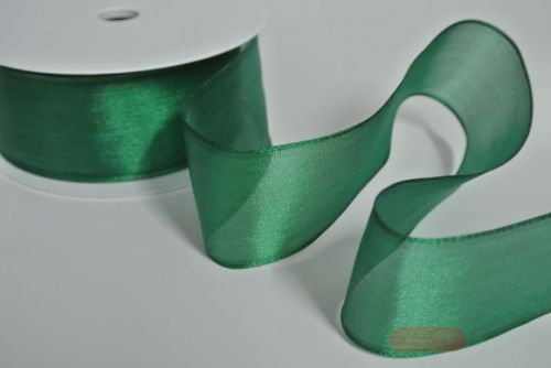 Bild von Band 25m/ 40mm, Sheer, d'grün