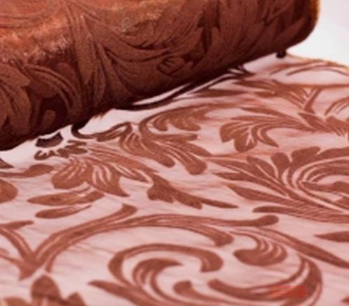 Bild von Tischläufer 10m/ 280mm, Ranken, braun