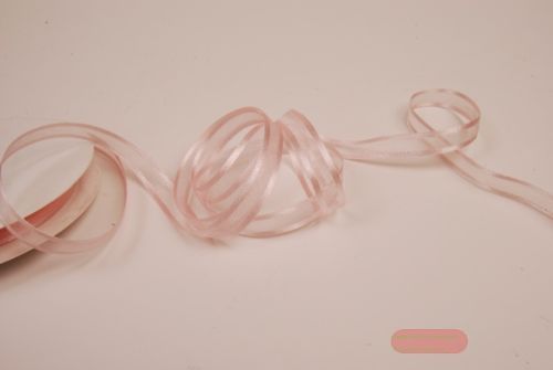 Bild von Band 25m/ 10mm, Organza D-Face satin, h'rosa