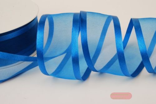 Bild von Band 25m/ 40mm, Organza D-Face satin, lindengrün