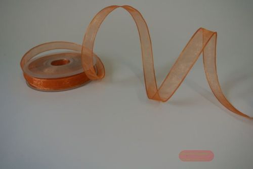 Bild von Band 25m/ 15mm, Shiny single color, Draht, orange