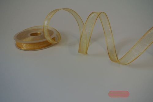 Bild von Band 25m/ 15mm, Shiny single color - Draht, natur