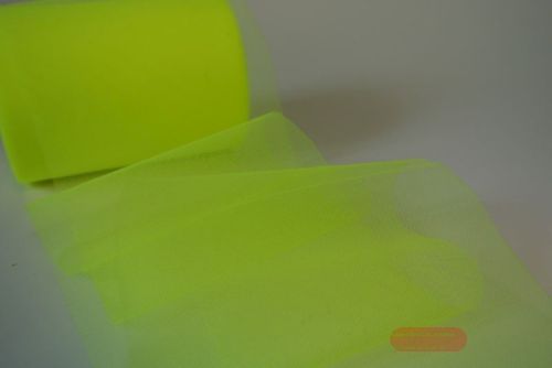 Bild von Band  50m/ 125mm, Tülle Corfu, h'gelb Fluo