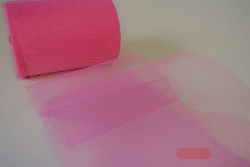 Bild von Band  50m/ 125mm, Tülle Corfu, rosa Fluo