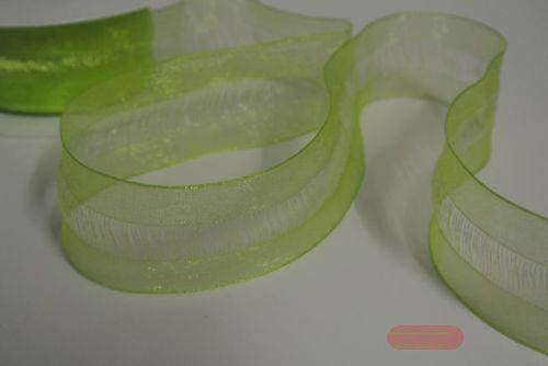 Bild von Band 25m/ 40mm, Organdi, lindengrün