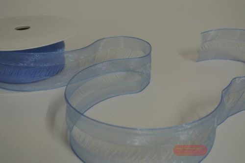 Bild von Band 25m/ 40mm, Organdi, h'blau
