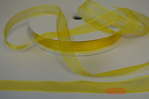 Bild von Band 100m/ 13mm, Voile, gelb