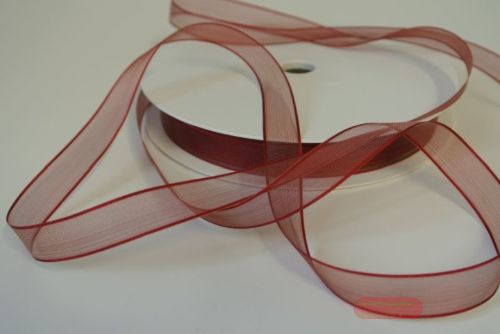 Bild von Band 100m/ 13mm, Voile, bordeaux