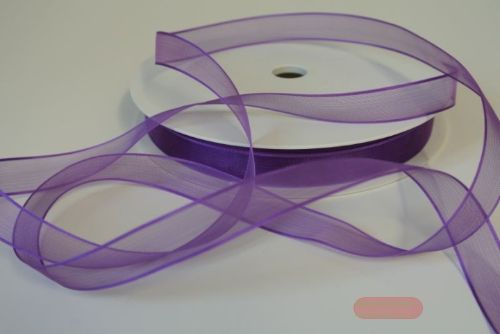 Bild von Band 100m/ 13mm, Voile, violett