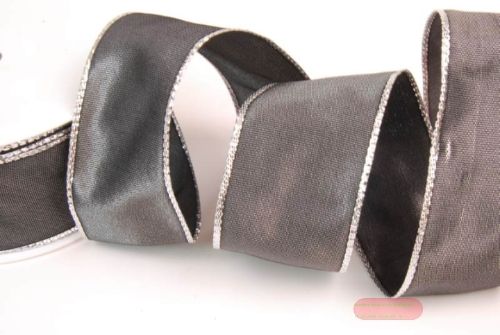 Bild von Band 25m/ 40mm, uni Si-Kante, antgrazith